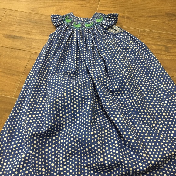 Lolly Wolly Smocked Girls Dress - Picture 1 of 4